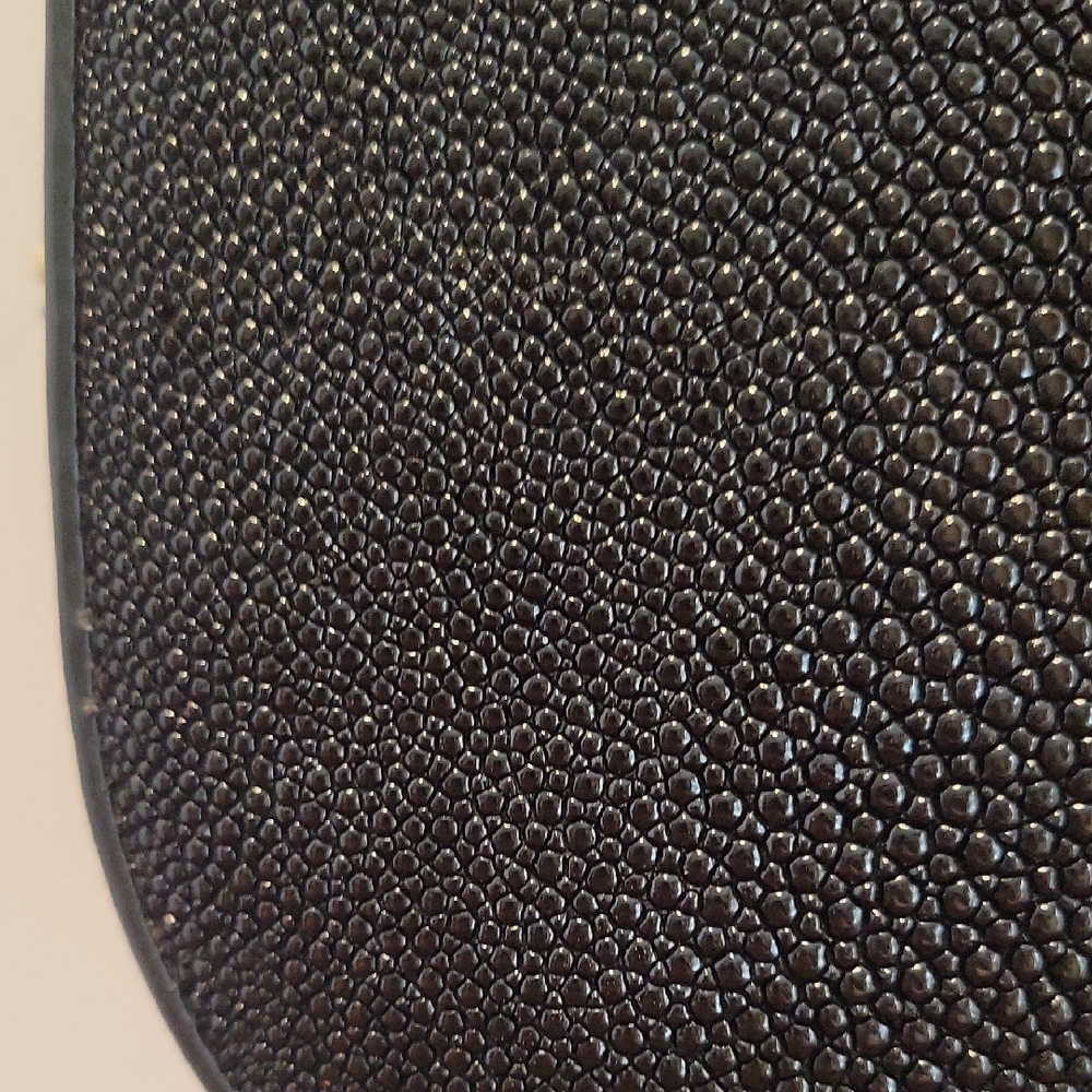 Vintage Ocean Genuine Stingray Skin Shoulder Purse That Extends To Crossbody Bag - Picture 5 of 16